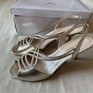 Caparros Philomena evening sandals heel size 10